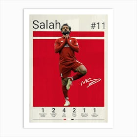 Mohamed Salah Art Print