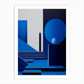 Minimalistic Abstract Geometry 12 Art Print