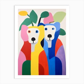 Colourful Kids Animal Art Koala 1 Art Print