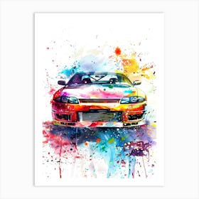 Nissan 240sx Art Print