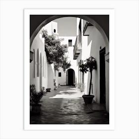 Cordoba, Spain, Black And White Analogue Photography 4 Art Print