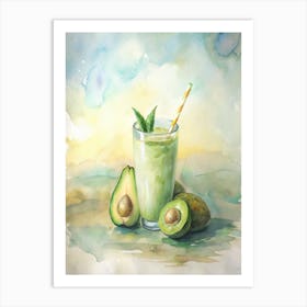 Avocado Smoothie Vietnam Art Print