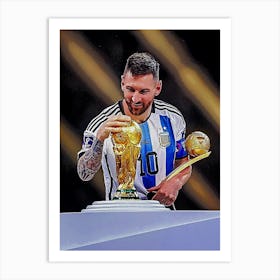 Lionel Messi Art Print