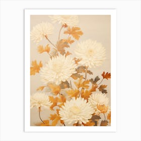 Chrysanthemums 2 Art Print