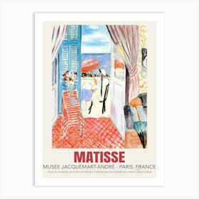 Matisse Woman With A Red Umbrella Art Print