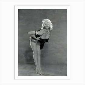 American Actress Jayne Mansfield Art Print