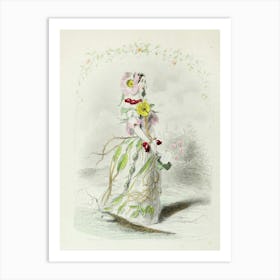 Lady In A Dress Art Print