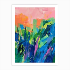 Abstract Landscape Painting 17 Art Print