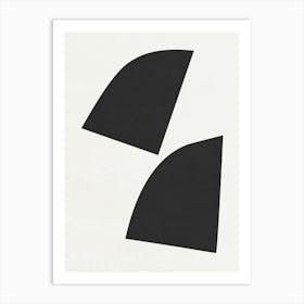 Black Triangles 03 Art Print