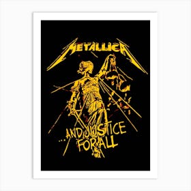 Metallichead Justice For All Art Print