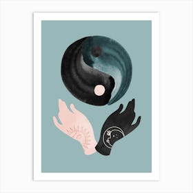 Yin Yang Balance Art Print