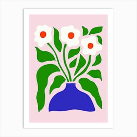 Flowers In A Vase Art Print Art Print