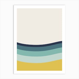 Abstract Ocean Wave Art Print