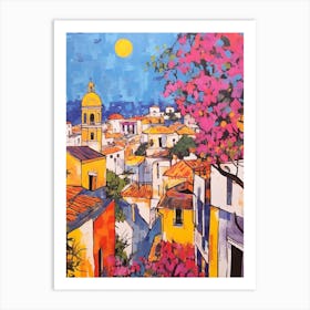 Catania Italy 4 Fauvist Painting Art Print