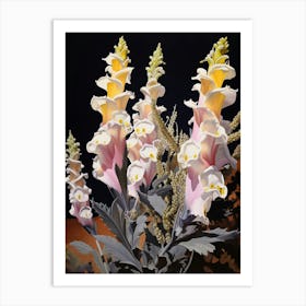 Foxglove 1 Flower Painting Art Print