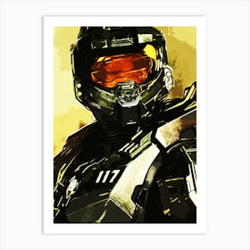 Halo gaming movie 1 Art Print