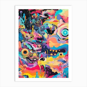 Psychedelic Art 7 Art Print