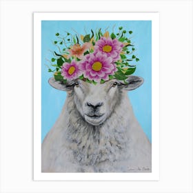 Frida Kahlo Sheep Art Print