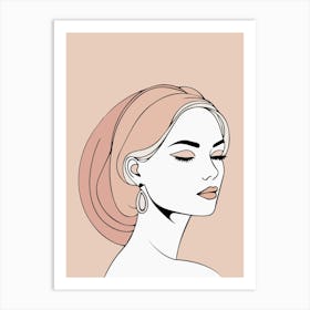 Portrait Of A Woman 1 Art Print