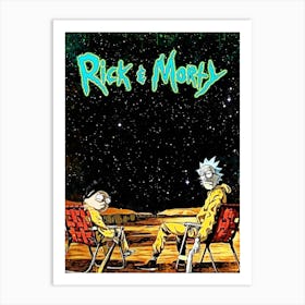 Rick And Morty Art Print