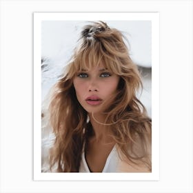 Color Photograph Of Brigitte Bardot 3 Art Print