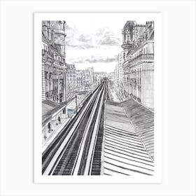 Passy Station Art Print