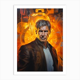 Harrison Ford Art Print