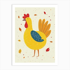 Yellow Turkey 4 Art Print