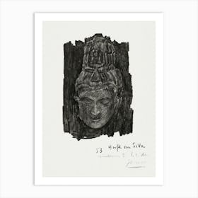 Study Of Head Of Shiva In The Museum Of Ethnology In Leiden (1868–1928), Jan Toorop Art Print