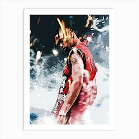 Travis Scott 50 Art Print