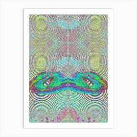 Psychedelic Eye Art Print