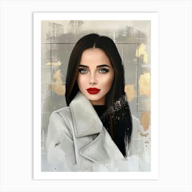 Portrait Of A Woman 198 Art Print