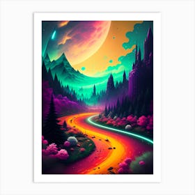 Celestial Enigma Art Print