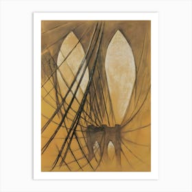 Georgia O'Keeffe - Brooklyn Bridge, 1949 Art Print