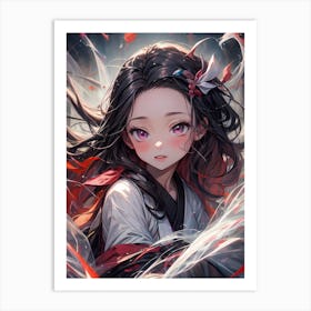 Demon Slayer Nezuko Kamado (150) Art Print