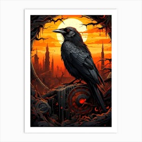 Crow Art 1 Art Print