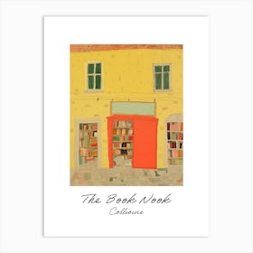 Collioure The Book Nook Pastel Colours 1 Poster Art Print