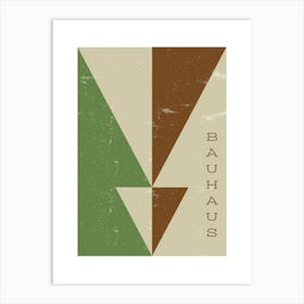 Bauhaus Green Exhibition 17 Art Print