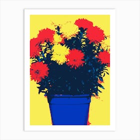 Chrysanthemums 12 Art Print