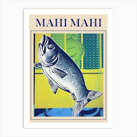 Mahi Mahi 2 Seafood Poster Art Print