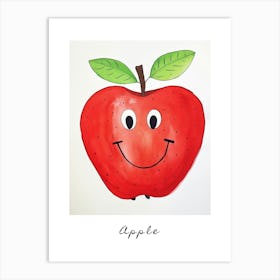 Friendly Kids Apple 1 Poster Art Print