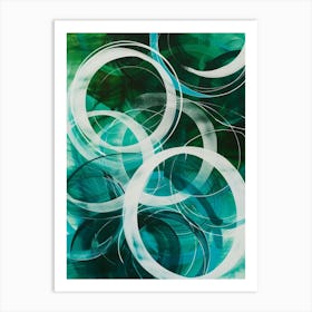 Abstract Circles 125 Art Print