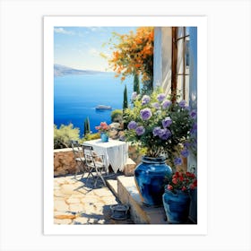 Artists Capture Charm Mediterran Art Print