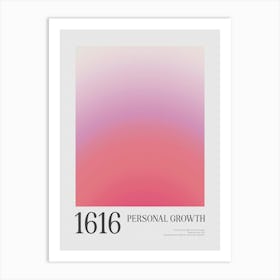 Aura Numbers 1616 Personal Growth Art Print