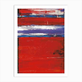 'Red And Blue' 1 Art Print