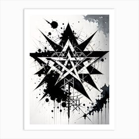 Pentagram 3 Art Print