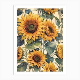 Sunflowers Print  Art Print