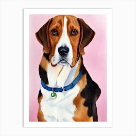Beagle 3 Watercolour Dog Art Print