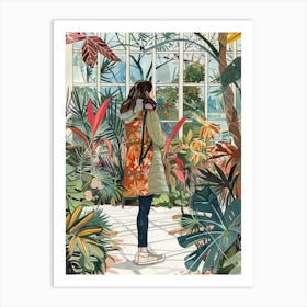 In The Garden Gothenburg Botanic Gardens Sweden Art Print