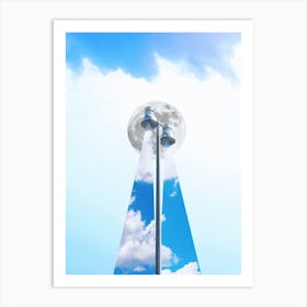 Street Lamp In The Sky Art Print